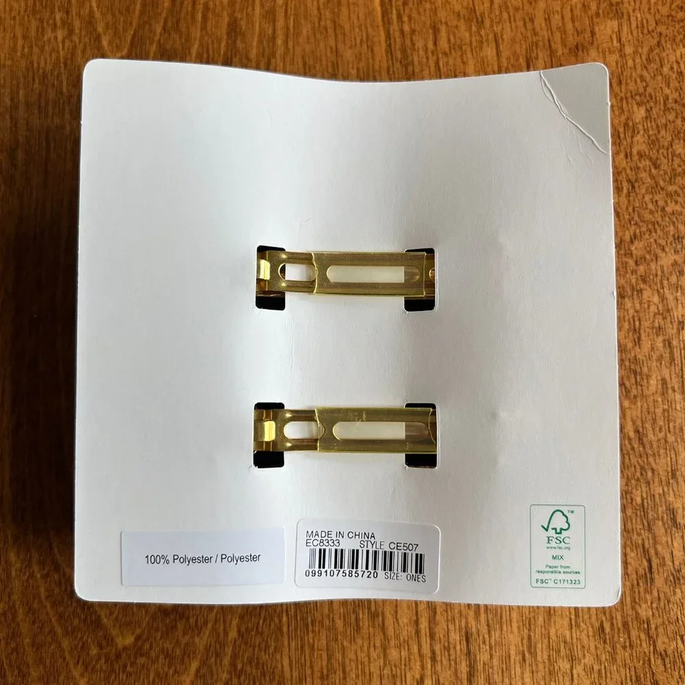 J. Crew sparkle barrettes NWT